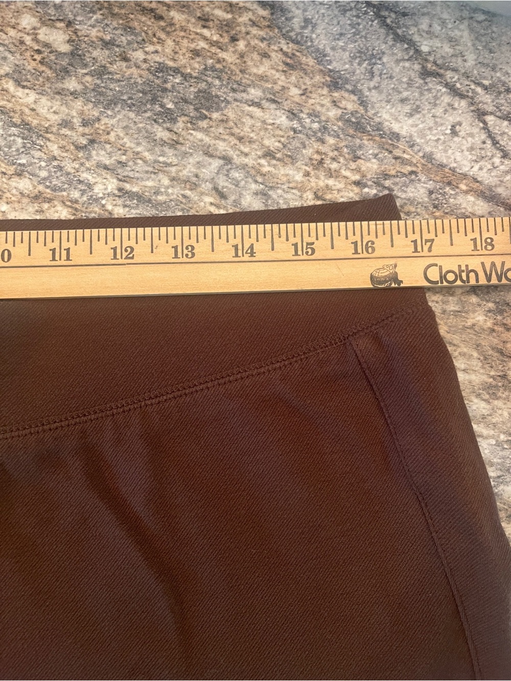 J. Jill Womens Brown Stretch Ankle Zip Leggings Pants Size Large Tall - Picture 7 of 8